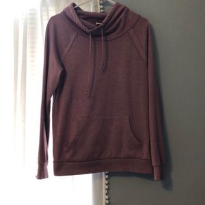 Cowl neck sweatshirt